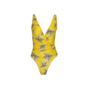 Sauipe Swim Jacky Deep Plunge One Piece Swimsuit - Spring